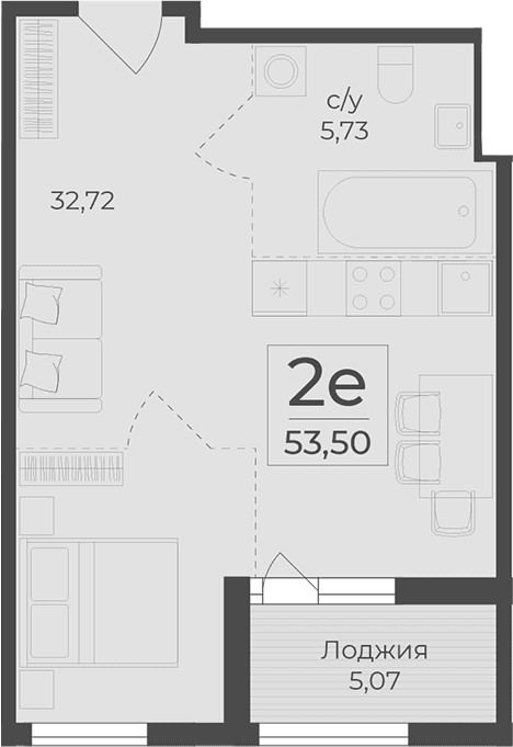 Своб. план., 48.43 м²