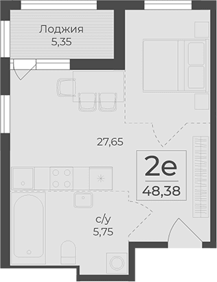 Своб. план., 43.03 м²