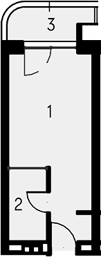 Своб. план., 28.87 м²