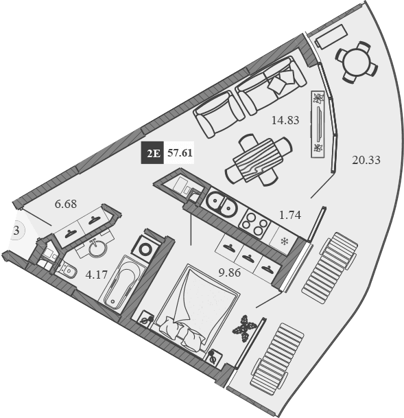 2-комн., 37.28 м²