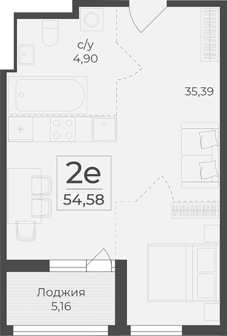 Своб. план., 49.42 м²