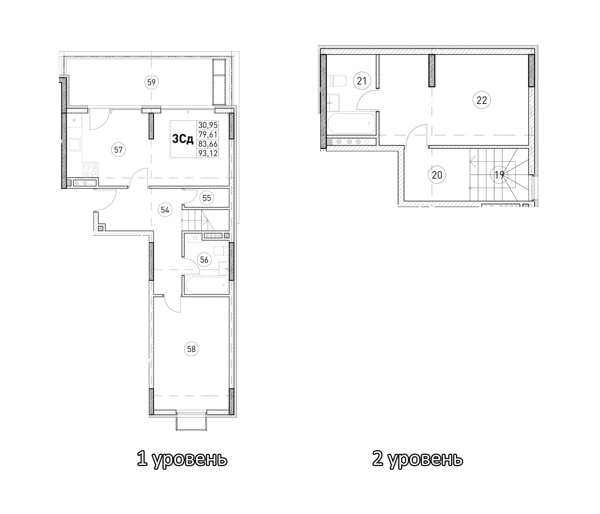 2-комн., 79.61 м²