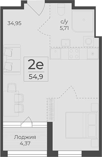 Своб. план., 50.53 м²