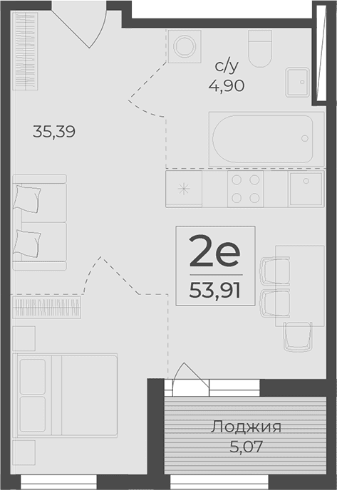 Своб. план., 48.84 м²