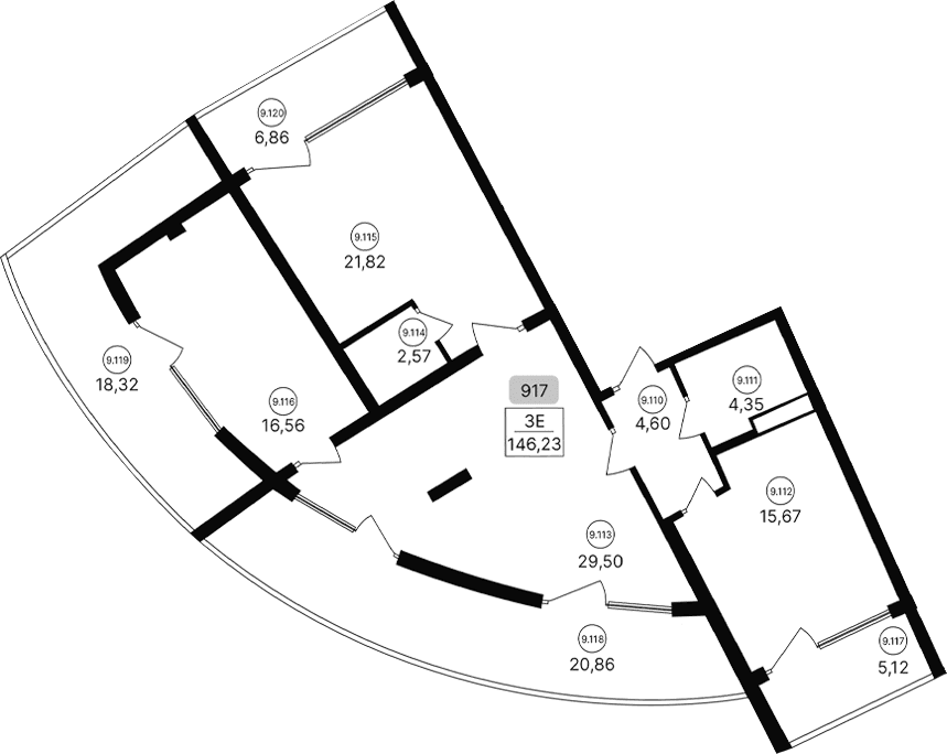 4-комн., 95.07 м²