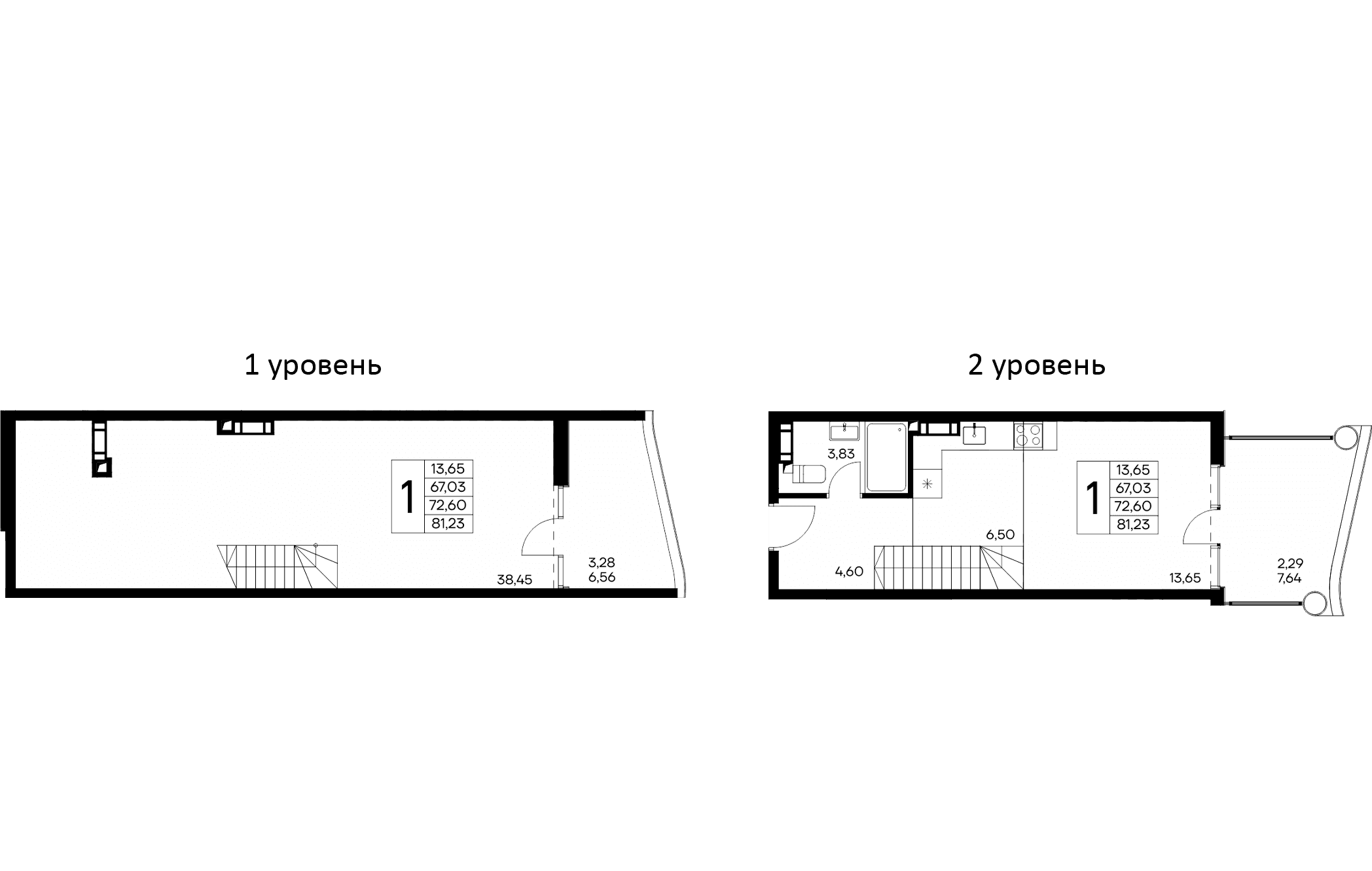2-комн., 75.66 м²