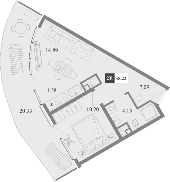 2-комн., 37.89 м²