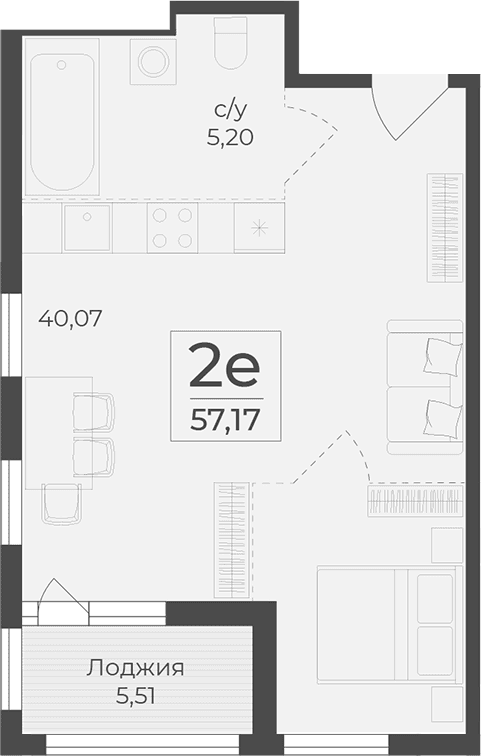 Своб. план., 55.08 м²