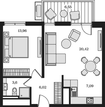 2-к. квартиры