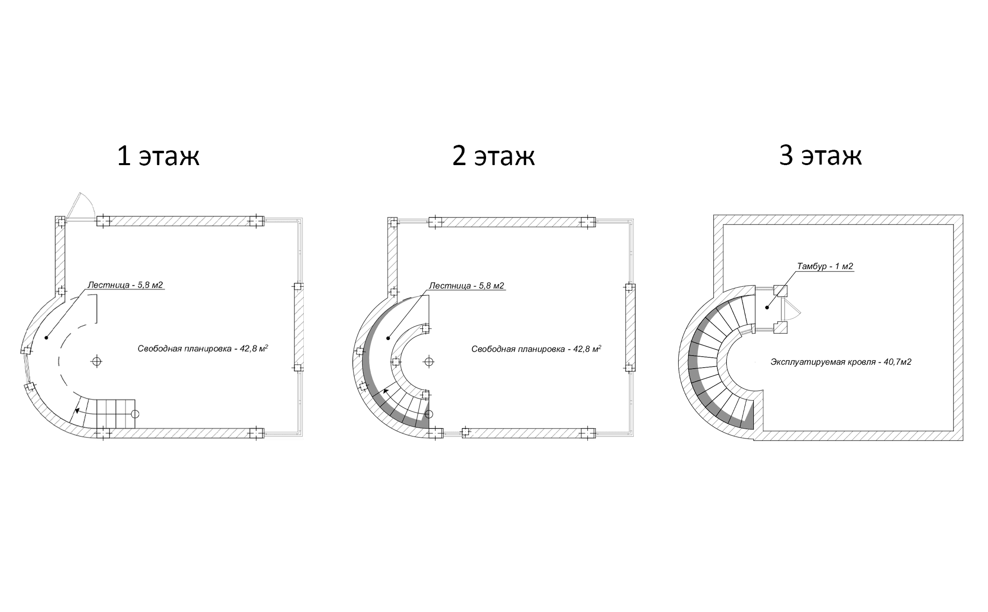 Коттеджи, 145.7 м²