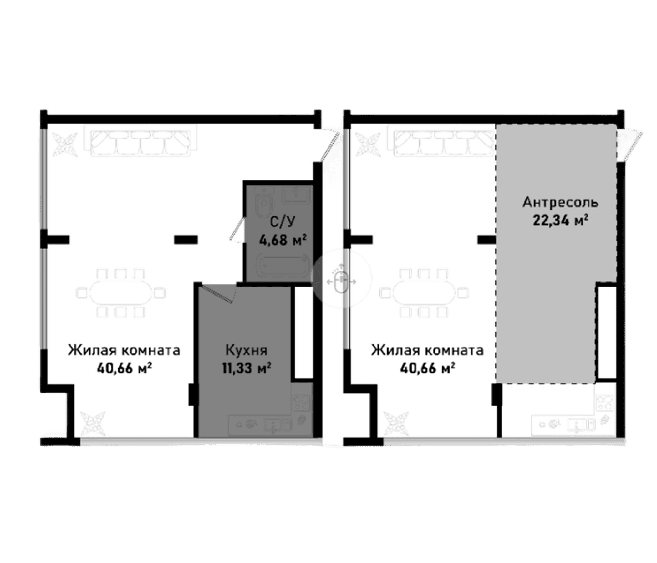 2-комн., 78.81 м²