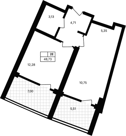 2-комн., 36.22 м²