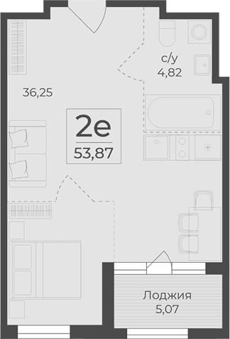 Своб. план., 48.8 м²