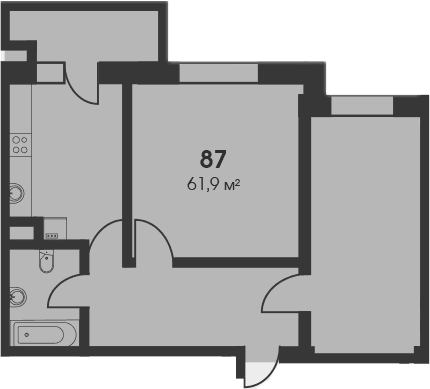 Своб. план., 61.9 м²
