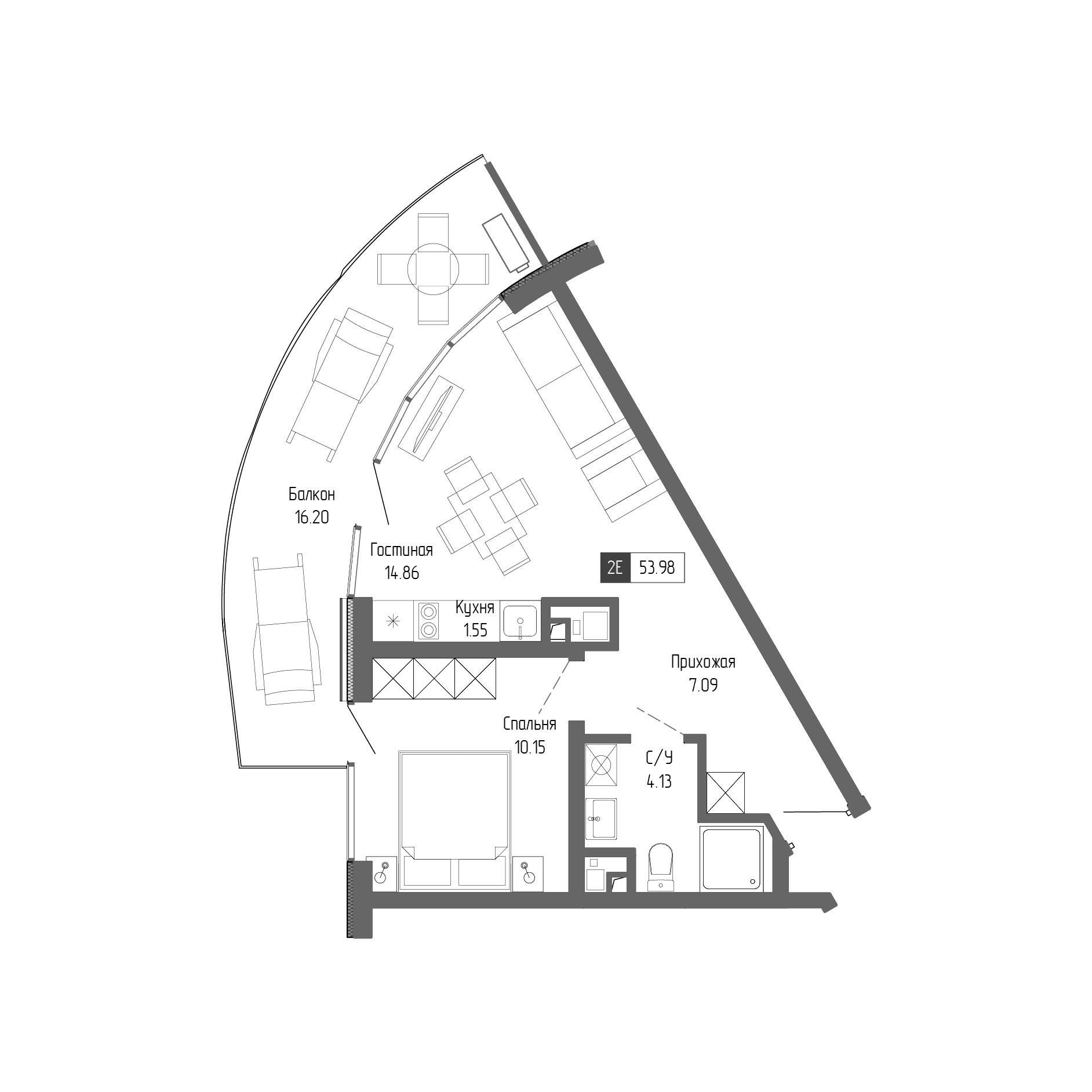 2-комн., 37.78 м²