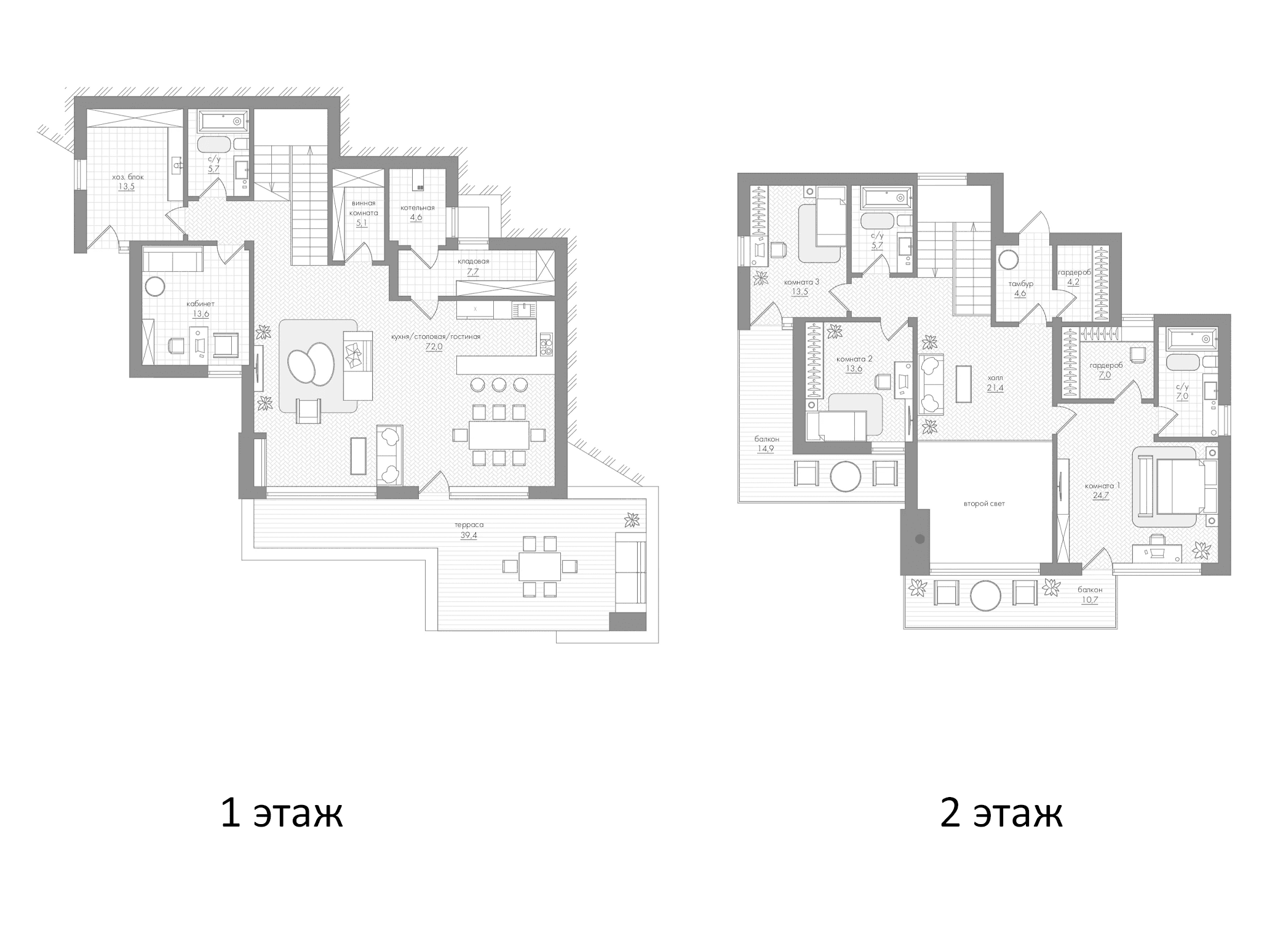 Коттеджи, 243.75 м²