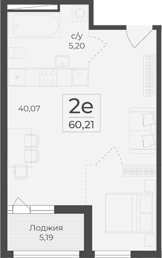 Своб. план., 55.02 м²