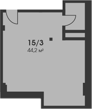 Своб. план., 44.2 м²