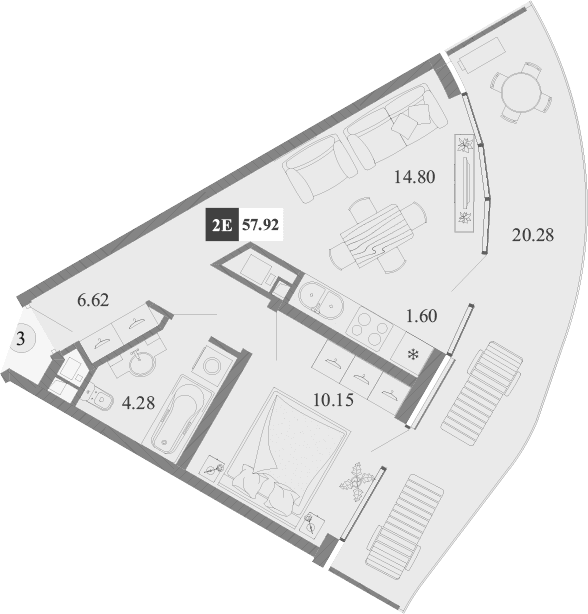 2-комн., 37.64 м²
