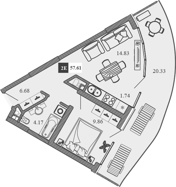 2-комн., 37.28 м²