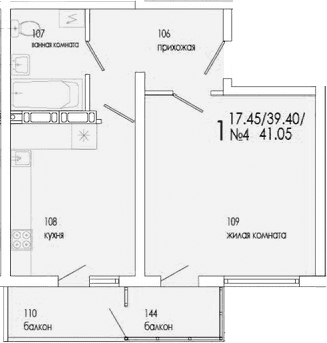 1-к. квартиры