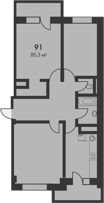 Своб. план., 85.3 м²