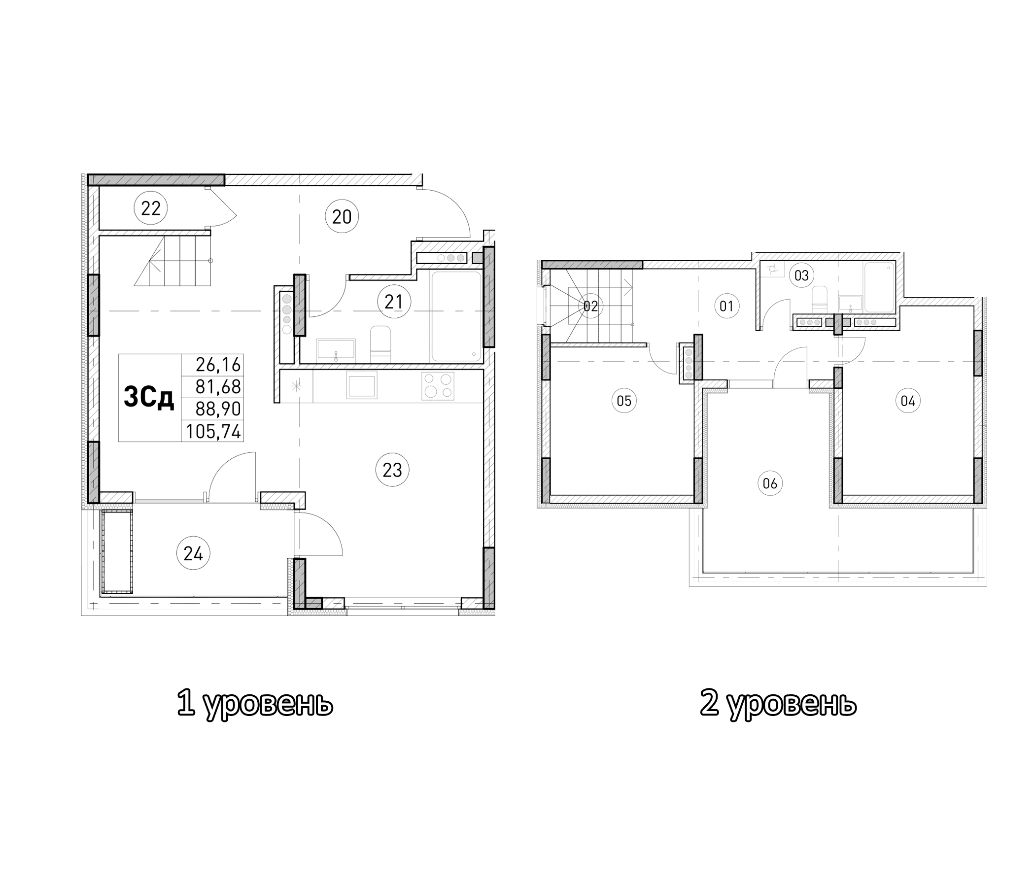 2-комн., 81.68 м²