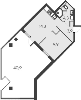 2-комн., 32.4 м²