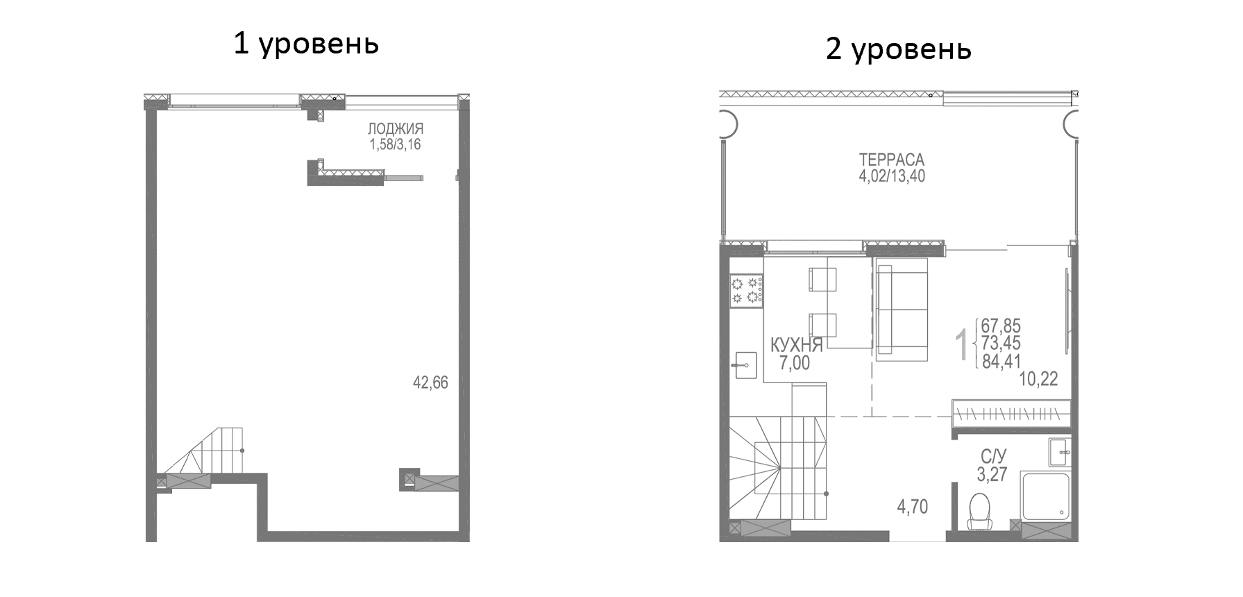 2-комн., 78.81 м²