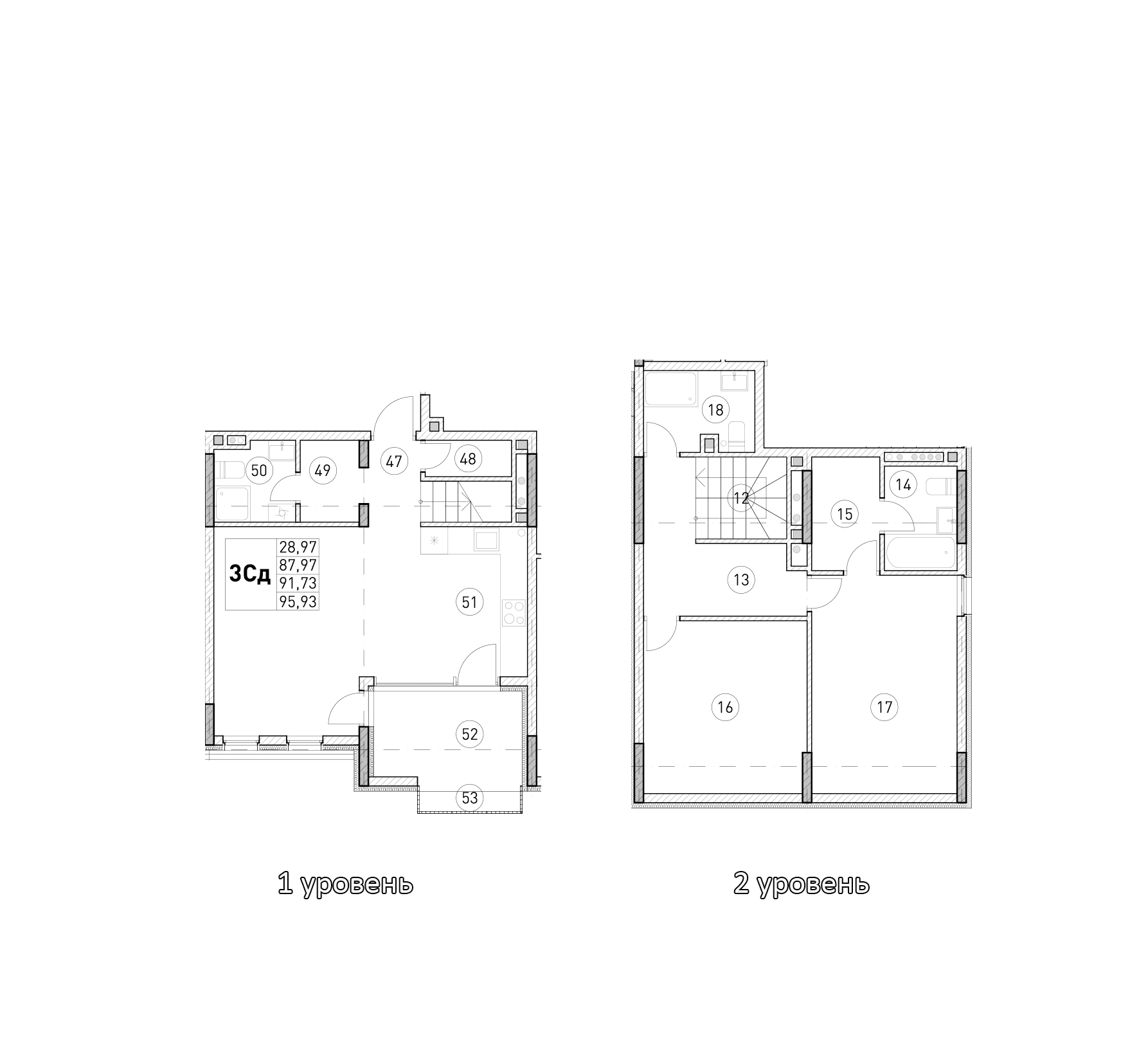 2-комн., 87.97 м²