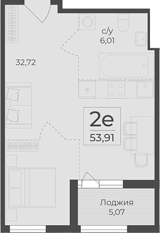 Своб. план., 48.84 м²
