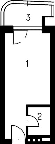 Своб. план., 29.88 м²