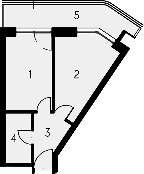 Своб. план., 45.23 м²