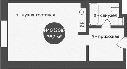 Своб. план., 36.2 м²