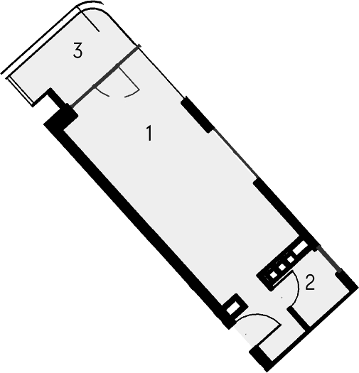 Своб. план., 38.43 м²