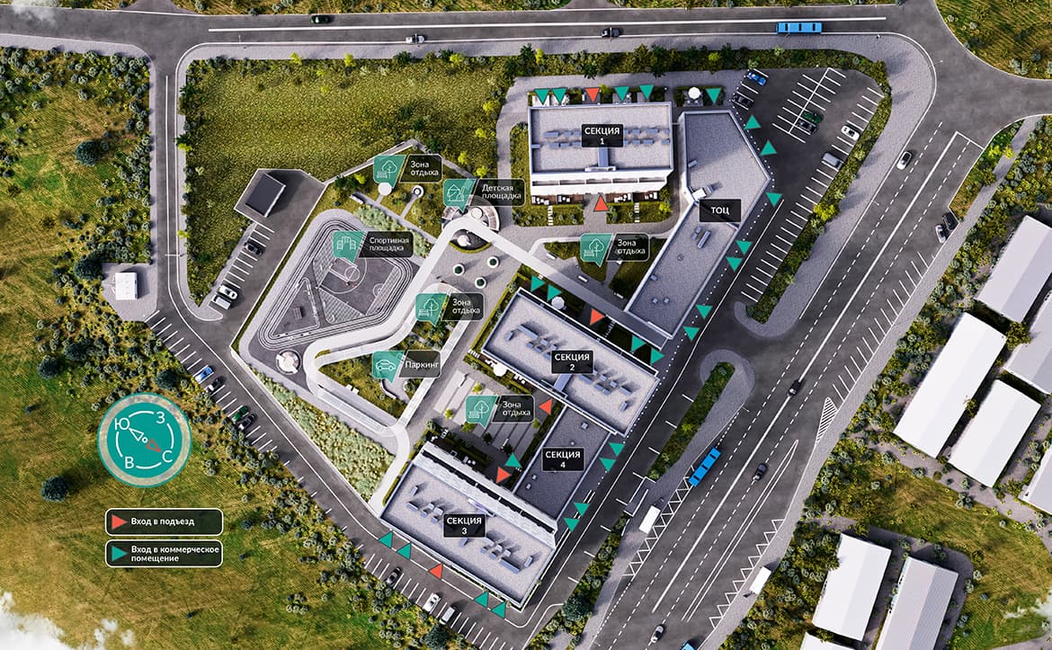 Генплан Квартал Видный