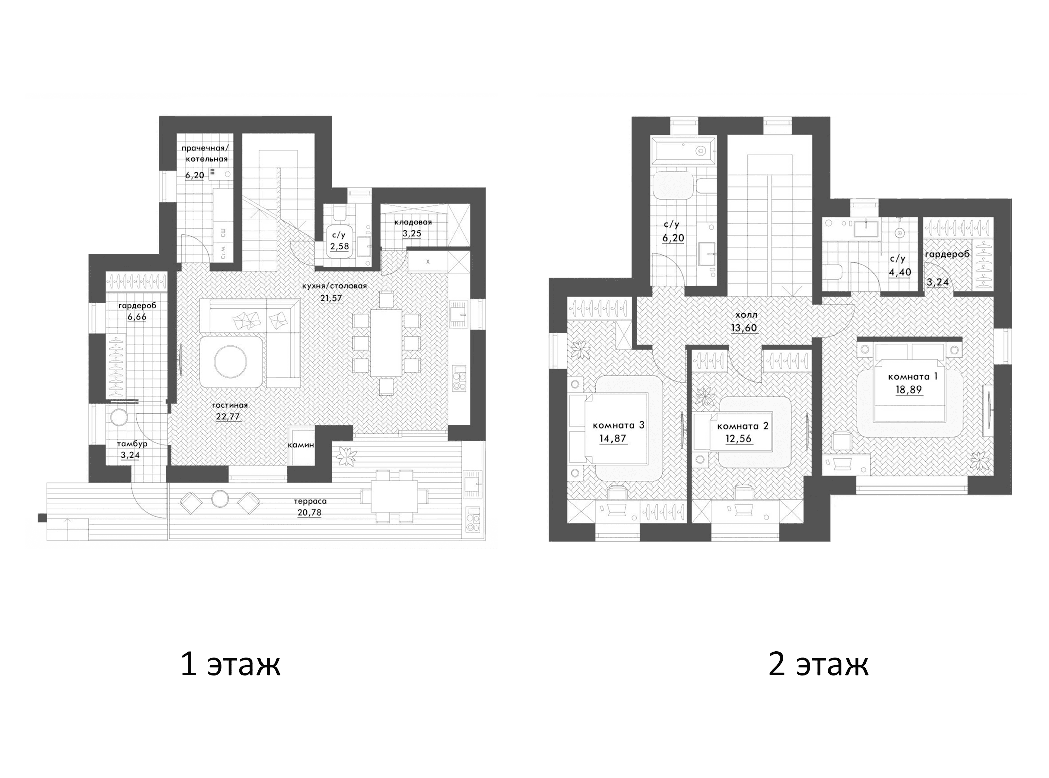 Коттеджи, 149.42 м²