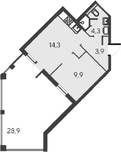2-комн., 32.4 м²
