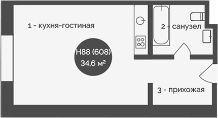 Своб. план., 34.6 м²