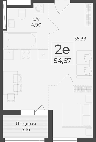 Своб. план., 49.51 м²