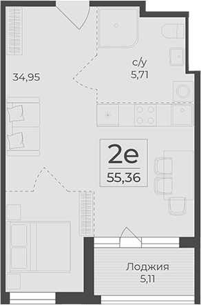 Своб. план., 50.25 м²