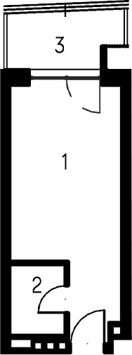 Своб. план., 30.35 м²