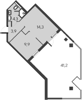 2-комн., 32.4 м²