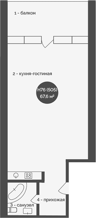 Своб. план., 67.6 м²