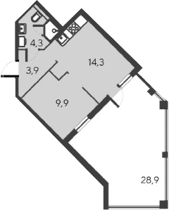 2-комн., 32.4 м²
