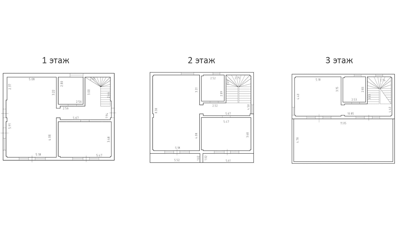 Коттеджи, 271 м²