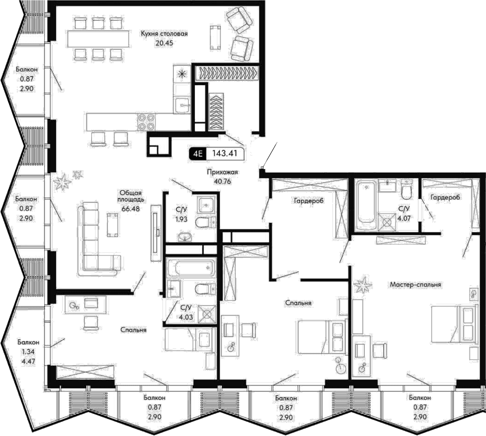Своб. план., 137.72 м²