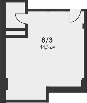 Своб. план., 44.3 м²