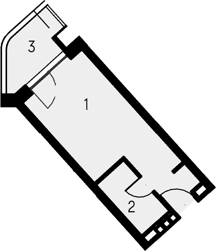 Своб. план., 29.87 м²