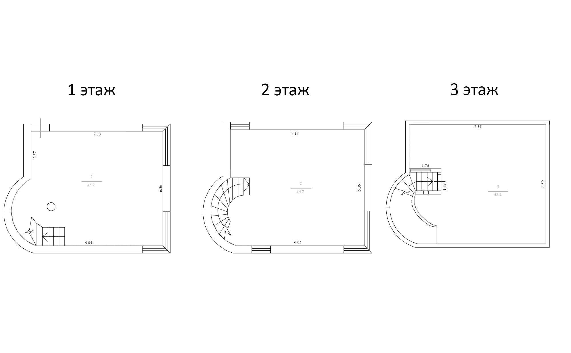 Коттеджи, 145.7 м²